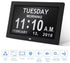 White 10.1-Inch Digital Clock with Medication Reminders & Multi-Function Alarm - Ideal for Elderly Care