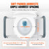 VEVOR Raised Toilet Seat,88.9 mm Height Raised, 136 kg Weight Capacity, for Standard Round Toilet, Aluminum Handrail, with EVA Armrest Padding, for Elderly, Handicap, Patient, Pregnant, Medical