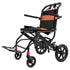 VEVOR Wheelchair Aluminum Alloy Transport Chair Foldable 18-In W Seat 220lbs