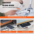 VEVOR Step Stool 1-Step 150KG Capacity, Folding Steel Step Ladder 3 Adjustable Height, Portable Toddler Step Stools for Adults, Non-Slip Sturdy Step Ladders for Office, RVs, Pets, Bathrooms,Bedrooms