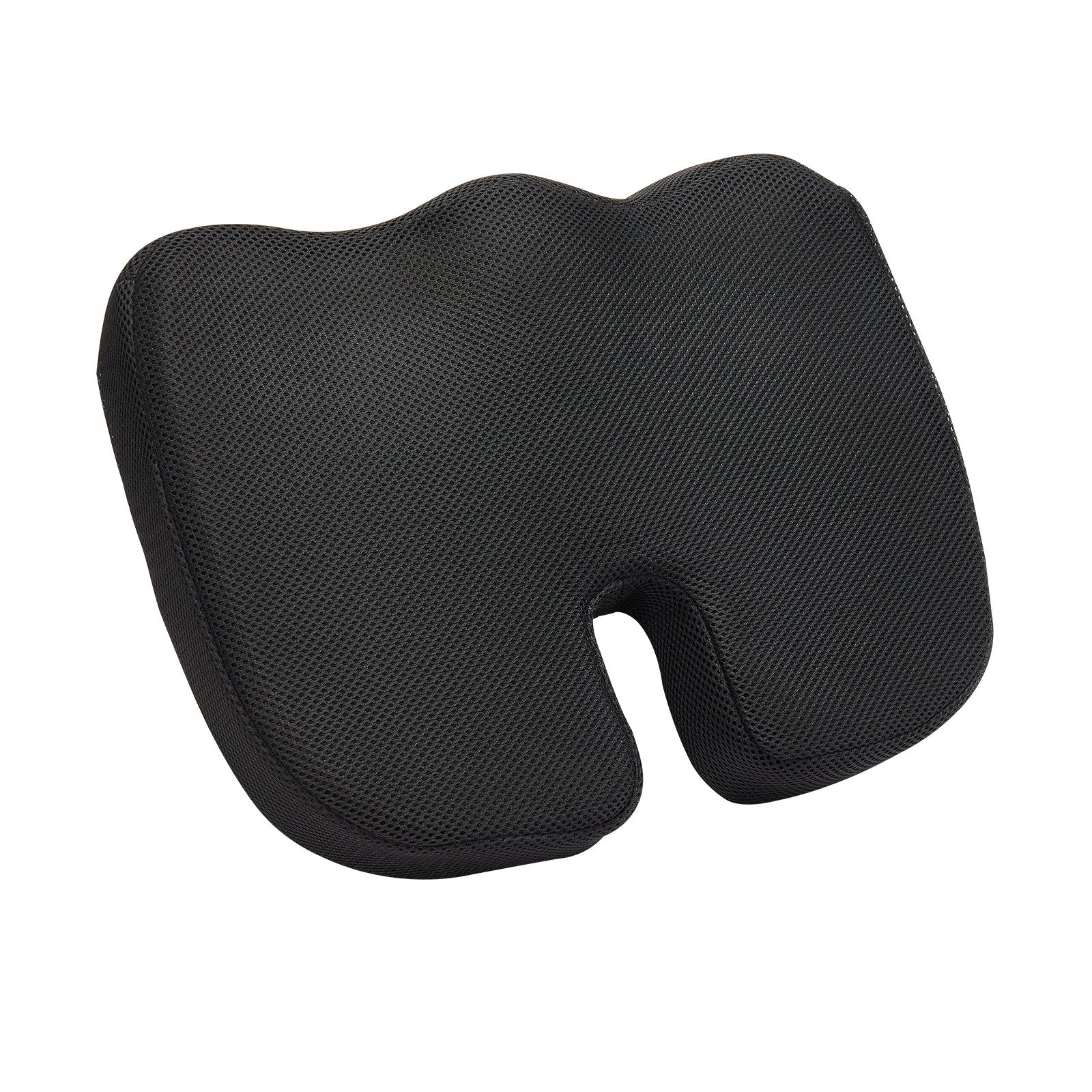 VEVOR Seat Cushion, Memory Foam Seat Chair Cushion for Pressure Relief, Soft & Breathable Wheelchair Seat Pad with Removable Cover for Travel, Office, Car, Airplane - Lightweight and Portable