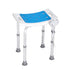 VEVOR Shower Chair, Adjustable Height Shower Stool, Shower Seat for Inside Shower or Tub, Non-Slip Bench Bathtub Stool Seat for Elderly Disabled Handicap, 158.8 kg Capacity