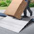 VEVOR Door Threshold Ramp, 6" Rise, 800 lbs Load Capacity, Door Ramp for Wheelchairs, Aluminum Threshold Ramp for Doorways, Adjustable Modular Threshold Ramp for Wheelchairs, Scooters, Power Chairs