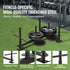 VEVOR Weight Training Sled, Pull Push Power Sled with Handle, Fitness Strength Resistance Training, Steel Workout Equipment for Athletic Exercise & Speed Improvement, Fit for 5 cm Weight Plate, Black