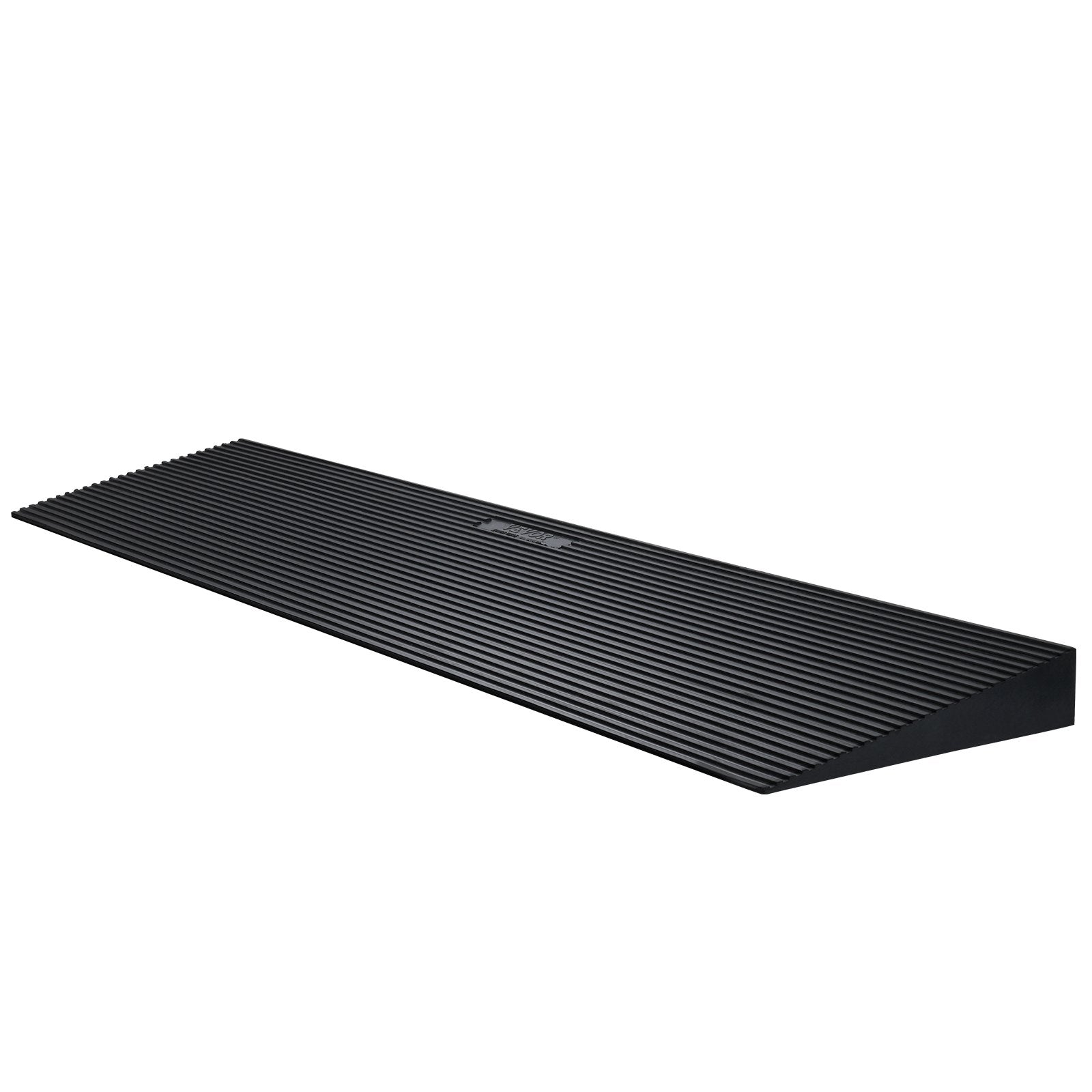 VEVOR 3 cm Rise Cuttable Threshold Ramp for Sweeping Robot, 90 cm Wide Natural Rubber Wheelchair Ramp, Non-Slip Solid Rubber Ramp with Double-Sided Tape for Doorways, Driveways, Bathroom, Smooth Tile
