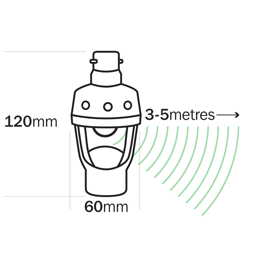 BetterLiving Sensor Lightglobe Adapter