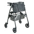 Stander Wonder Rollator Plus (EZ Fold-N-Go Rollator) - Black Walnut