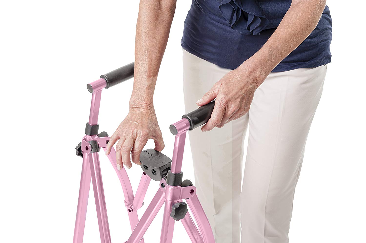 Able Life Space Saver Walker (Regal Rose)