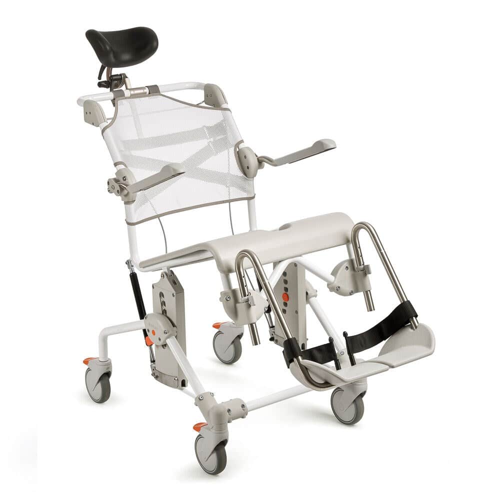 Etac Swift Mobil Tilt-2 Shower Commode with Pan Holder