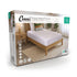 Conni Micro-Plush - Long Single Waterproof Fitted Sheet - White