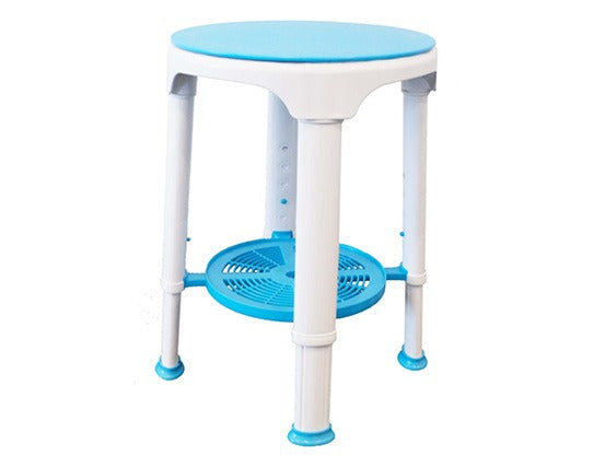 Mio - shower stool swivel blue